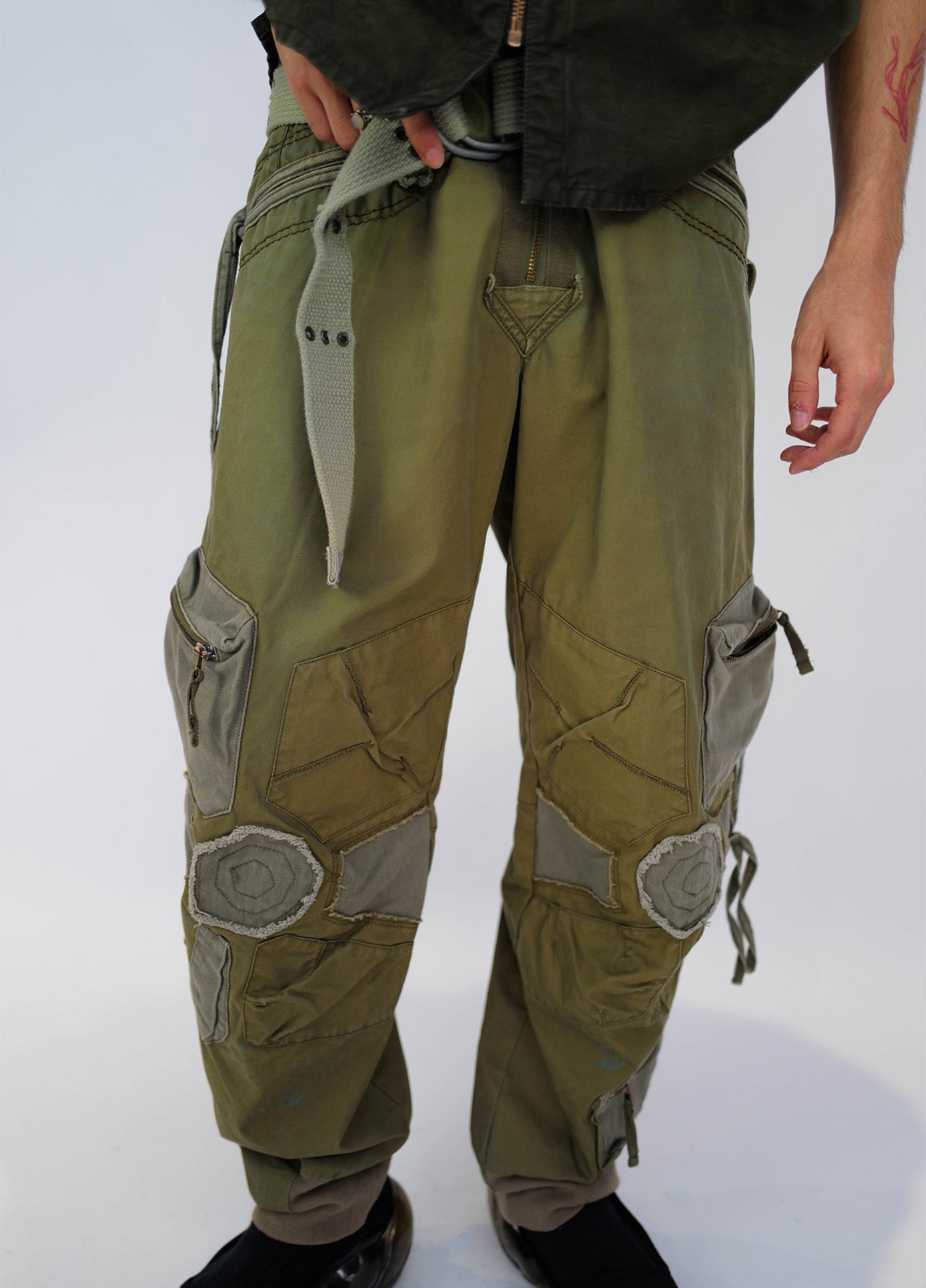 Pantalon, para-militaire, camo