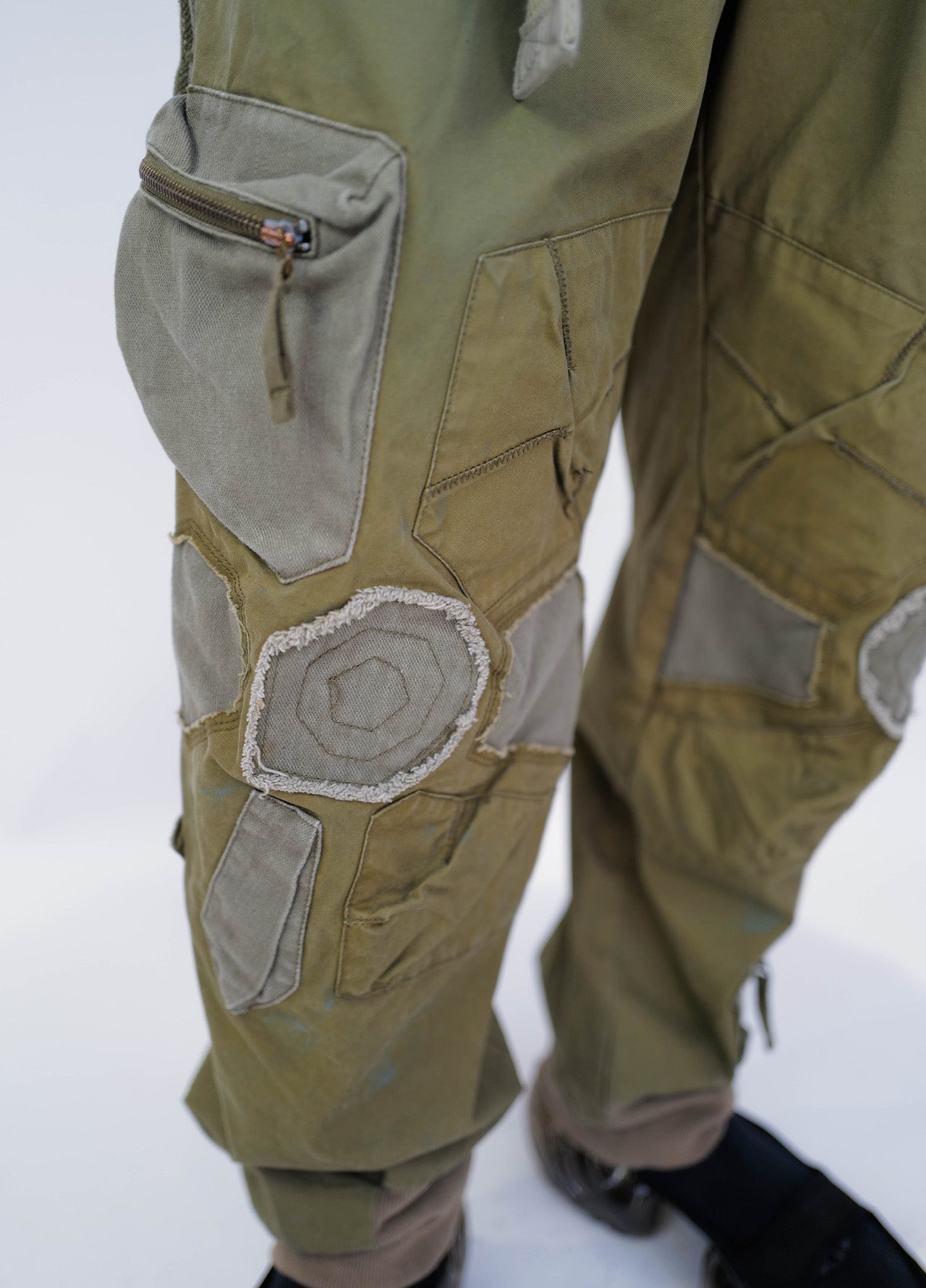 Pantalon, para-militaire, camo